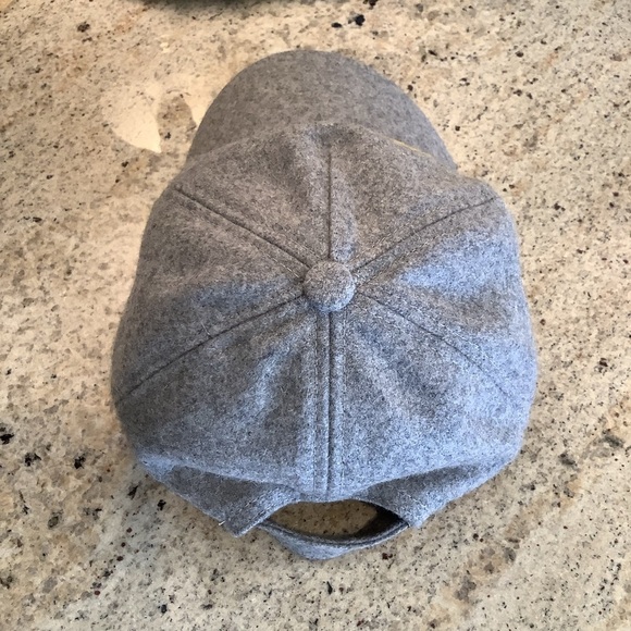 GAP Wool Gray and Yellow Cap Logo Hat - Picture 5 of 5